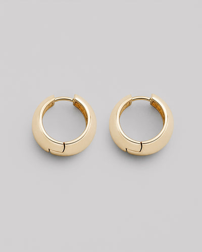 Creolen VITA — 14 Karat Gelbgold — Ansicht 2