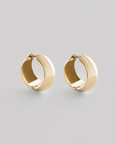 Creolen VITA — 14 Karat Gelbgold — Ansicht 3