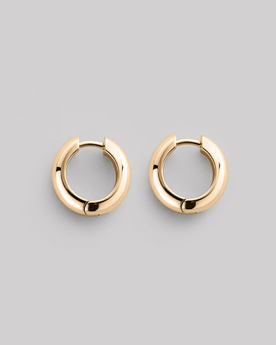 Creolen LEVIA — 14 Karat Gelbgold — Hauptansicht