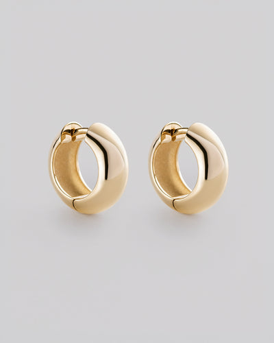 Creolen LEVIA — 14 Karat Gelbgold — Ansicht 2
