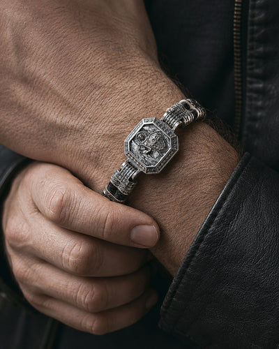 Silver bracelet SAINT MICHAEL
