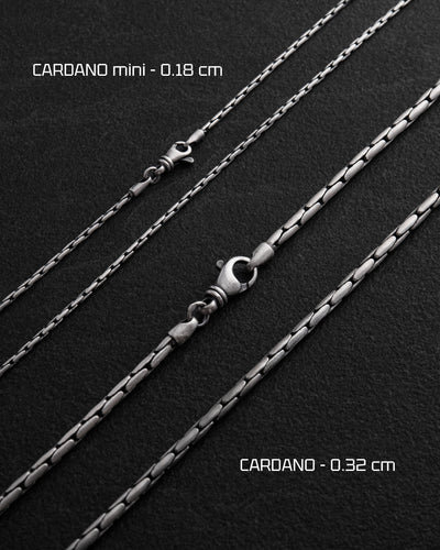 Lanț din argint împletitură CARDANO mini — imaginea 3