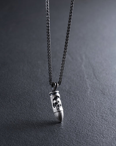 Stříbrný přívěsek BULLET. MEMENTO MORI – pohled 3