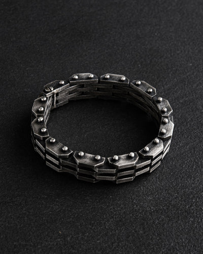 Pulsera de plata TRACK — imagen principal