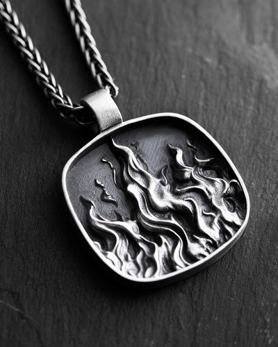 Colgante de plata FIRE ELEMENT — imagen de producto 3