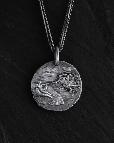 Colgante de plata LA CREAZIONE DI ADAMO — imagen principal