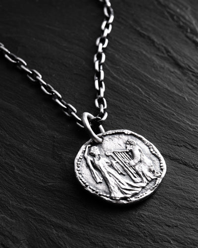 Ασημένιο μενταγιόν GREEK COIN — εικόνα προϊόντος 2