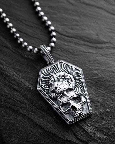 Colgante de plata MEMENTO MORI — imagen de producto 3