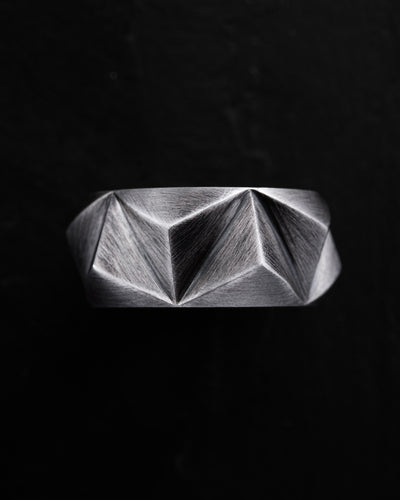 Silberring TRIEDRE