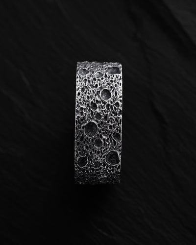 Silberring MONDFLÄCHE