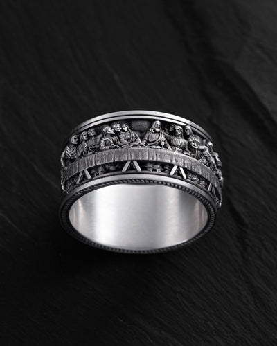 Bague en argent LA DERNIÈRE CÈNE (Léonard)