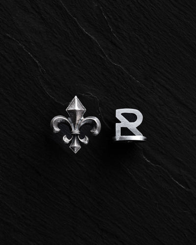 Cercel din argint single – FLEUR DE LIS