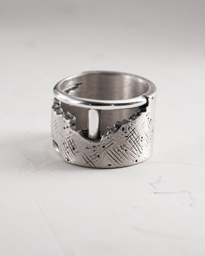 Anillo de plata LEISTUNG — imagen principal