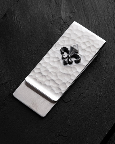 Silver sedelklämma FLEUR DE LIS – huvudbild