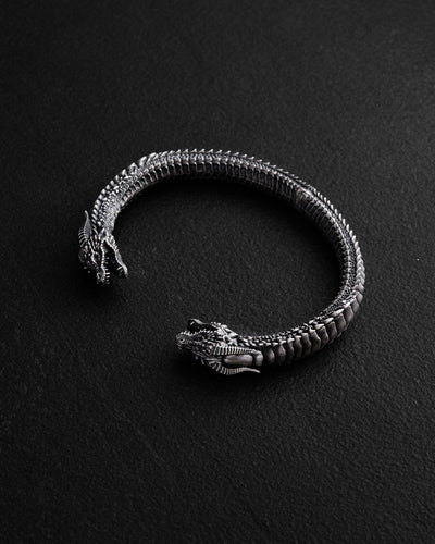 Stelt silverarmband KAMPF DER DRACHEN – produktbild 3
