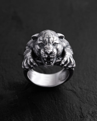Inel din argint PANTHER