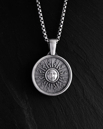 Sølvvedhæng SUN and MOON — billede 3