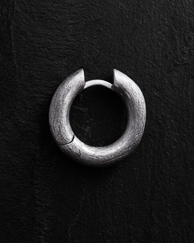 Pendiente individual de plata MIRROR — imagen de producto 3