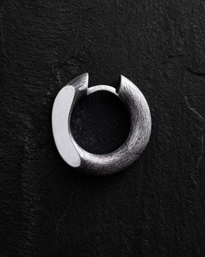Pendiente individual de plata MIRROR — imagen principal