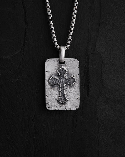 Colgante de plata FLEURY CROSS — imagen principal