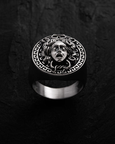Silberring GORGON MEDUSA
