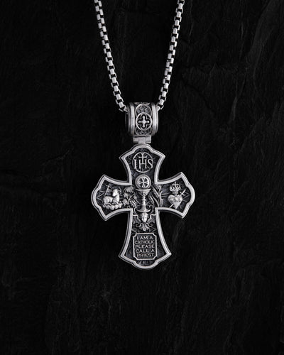 Cruz de plata FOUR WAY CROSS MEDALS — imagen de producto 3