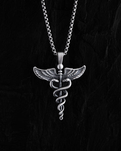 Silberner Anhänger CADUCEUS