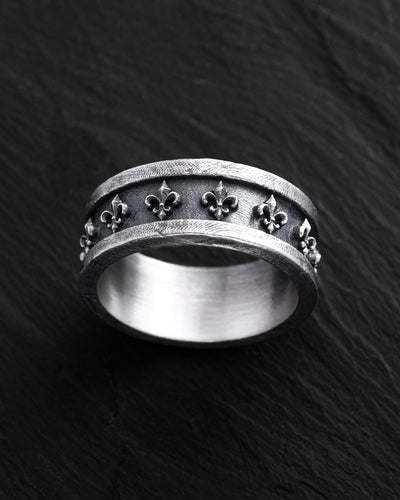 Inel din argint FLEUR DE LIS