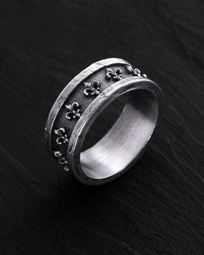 Inel din argint FLEUR DE LIS — imaginea 3