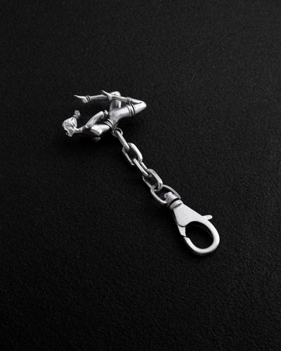 Silver nyckelring SHIBARI – INVERTED SUSPENSION – produktbild 3