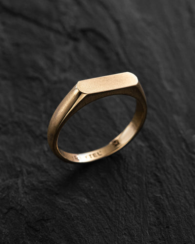 Inel din aur galben de 14k STROM — imaginea 2
