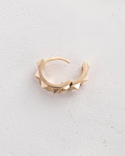 Örhänge - ring FARE (14K gult guld) – produktbild 2