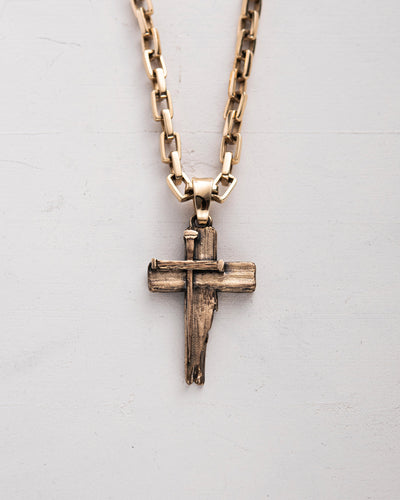 Cruce din aur galben de 14k TITLES CRUCIS