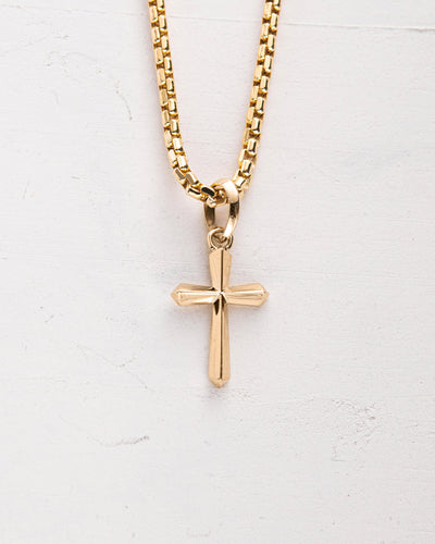 Cruz GLAUBE (oro amarillo de 14 quilates) — imagen principal