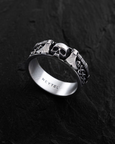 Silver ring VIKING WARRIOR