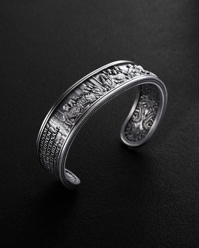 Brazalete de plata THE LAST SUPPER — imagen de producto 2
