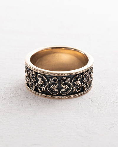 Anillo ARCHANGEL MICHAEL (oro amarillo de 14 quilates) — imagen de producto 3