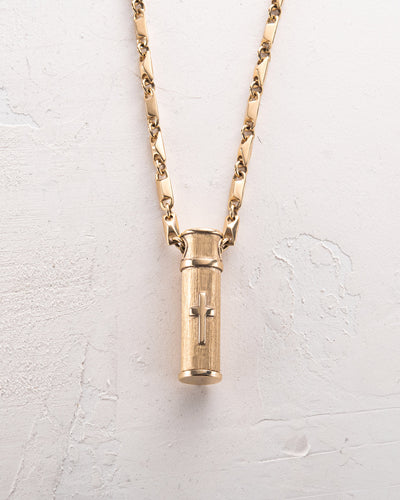 Hänge RELIQUARY WITH THE CROSS (14K gult guld) – produktbild 3