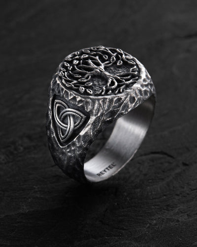 Silver ring YGGDRASIL - TREE OF LIFE
