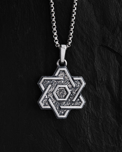 Strieborný prívesok STAR OF DAVID – hlavný pohľad