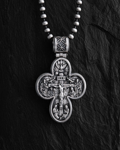 Cruz de plata MESSIAH. I.N.R.I. — imagen principal