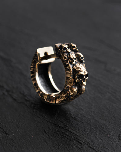 Einzelner Ohrring DREAD (14 Karat Gelbgold)