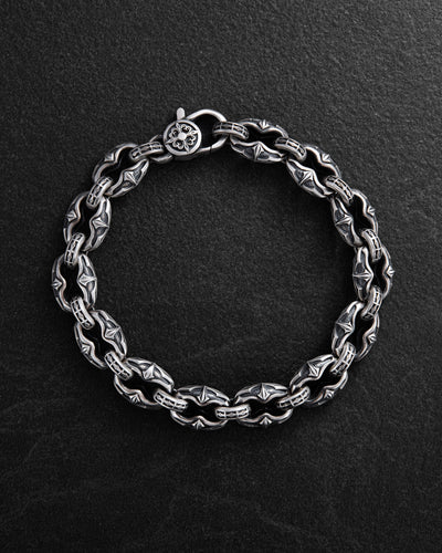 Pulsera de plata INITIUM ET FINIS — imagen principal