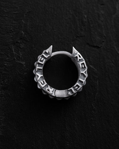 Silver single earring ROUGH