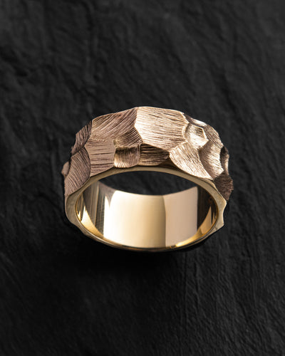 Кольцо CARVER (Жёлтое золото 585 пробы)