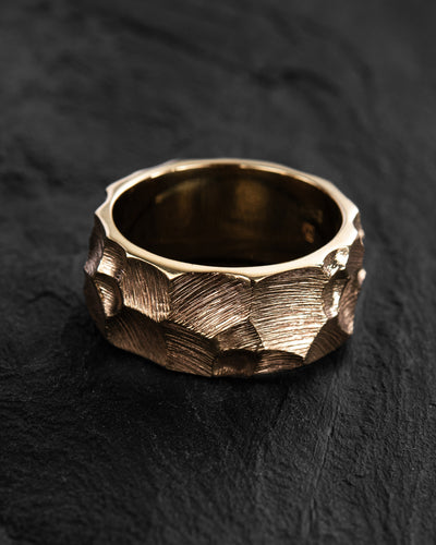 Кольцо CARVER (Жёлтое золото 585 пробы)