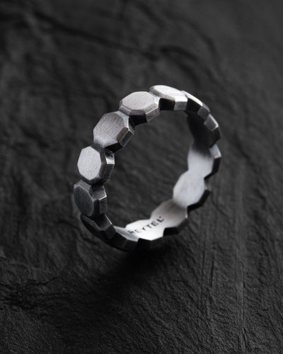 Серебряное кольцо OCTAGON