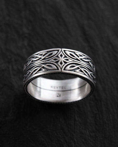 Silver ring ELVEN STAR