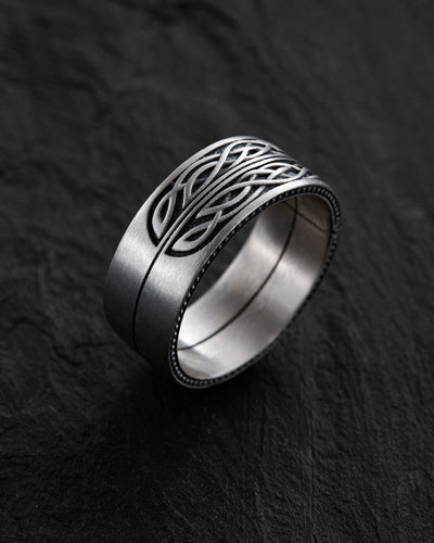 Silver ring ELVEN STAR