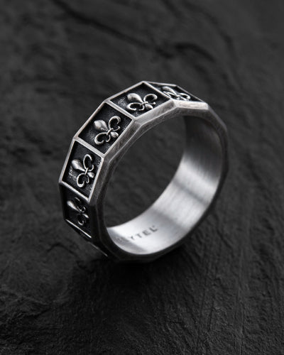 Inel din argint FLEUR DE LIS — imaginea 3